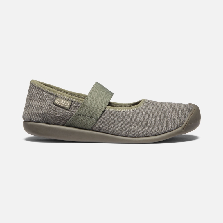 Keen Sienna Canvas Mary Jane Shoes - Women's Olive Footwear